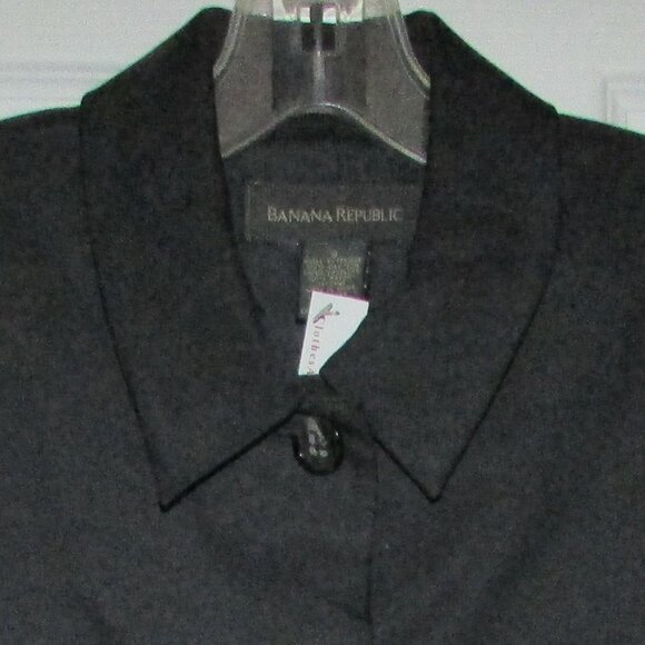 BANANA REPUBLIC Silk Jacket Blazer - Sz 8 - NEW - Picture 2 of 9